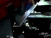 Dirty Angelina testing the fuck machine