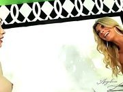 Hot tgirls Angelina and Sarina having fun