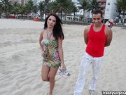 Hot tranny gets her big ass banged hard