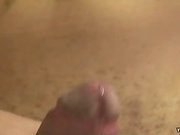 Tattooed shemale masturbates on her brother's bed