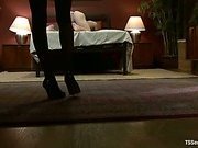 African shemale goes bareback in queer white boy