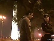 Dude Ass Fucks A Hot Tranny Streetwalker