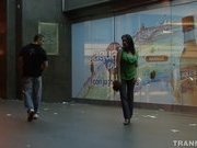 Horny Tranny Whore Sucks And Titty Fucks