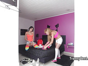 Hot shemales behind the scenes