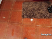 Cute tranny behind the scenes