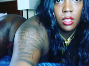 Ebony shemale love eating their own cum