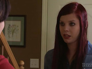 TS Chelsea Poe eats pussy and cums