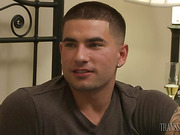 Vadim and virtuous babysitter Aspen get sexy in the bedroom