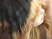 Muscle dude fucks slender TS Ryder Monroe