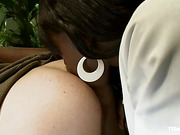 Mistress Bambi Prescott dominates poor guy