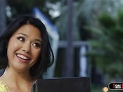 Asian ts dominatrix Jessica Fox throatfuck milf Dana Vespoli