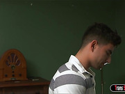 Stunning shemale Savannah Thorne ass fucked by her stepson