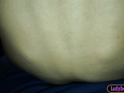 Real amateur ladyboy anal fucked in a public toilet