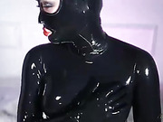 Bianka Nascimento in tight latex