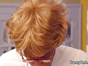 Kylie Maria moaning while riding Ramon's monster cock