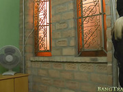 Shemale thief got caught and anal punished