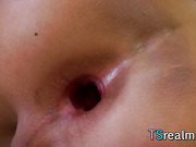 Sexy body ladyboy gapping her asspussy and stroking