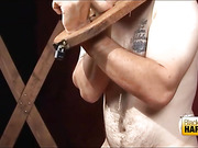 Ebony tgirl Sexxy Jade punishes white male