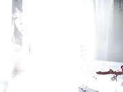 Gorgeous TS Foxxy seductively jerking