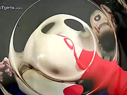 Exotic Yuri fucking her butthole