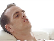 Thick blonde Isabella Sorrenti has her transsexual ass drilled