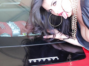 Raphaella Ferrari behind the scene