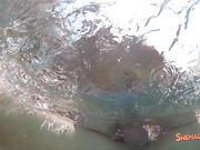 Sexy pool day with beautiful Pink Von Dee