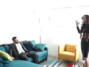 Shemale Venus Lux fucks her boy toy up the ass