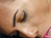 Latina trans beauty Bellatrix Fontes barebacked and facialized