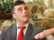 Handsome ts babe Casey Kisses rides a boner