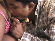 Smoking hot tranny Mya fucks her man bareback