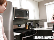 Lianna Lawson takes dick inside in reverse cowgirl