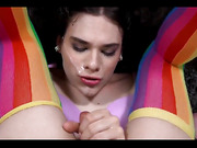 Shemale self facial cum compilation