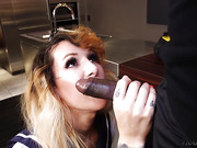 Ryder Monroe gets her throat and ass filled with this huge black monster