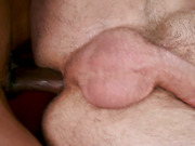 Ebony shemale Natassia Dreams tops her white boytoy