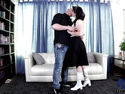 Small cock shemale Lilith Lawless got her asshole railed bareback