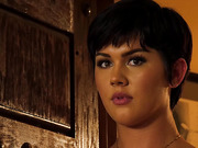 Shemale Daisy Taylor getting slammed by her stepbrother