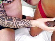 Big ass trans babe Kelly Portelo barebacks her boyfriend