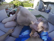 American trans beauty Lianna Lawson gets her asshole railed in POV