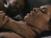 TS Foxxy loves getting her ass railed by black dick