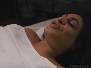 TS Eva Maxim gets a massage and a good anal dicking