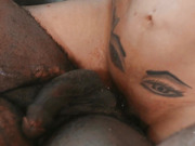 Yoga instructor Jessy Dubai fucks big black hairy man