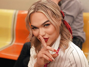 Trans beauty Emma Rose tops guy in public