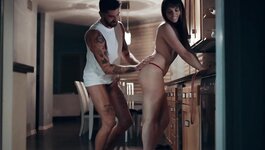 Young trans babe Kate Zoha enjoys ass fucking in the kitchen