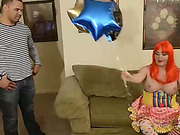 Naughty TS Wendy having oral sex