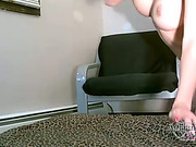 Horny Adriana jerks and toys