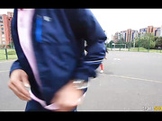 Threesome action with the sexy trannies Selena and Corolina