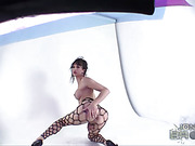 Seductive Jonelle Brooks in pantyhose