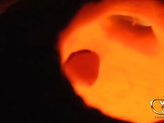 Danni goes dirty with pumpkins