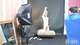 Hot Jesse posing her enormous cock